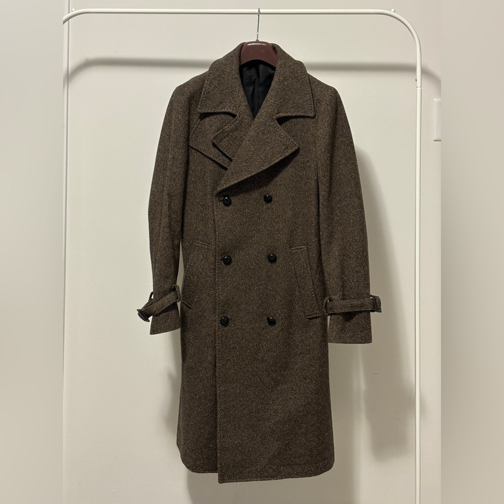 Gazzarrini brown wool coat. Size M